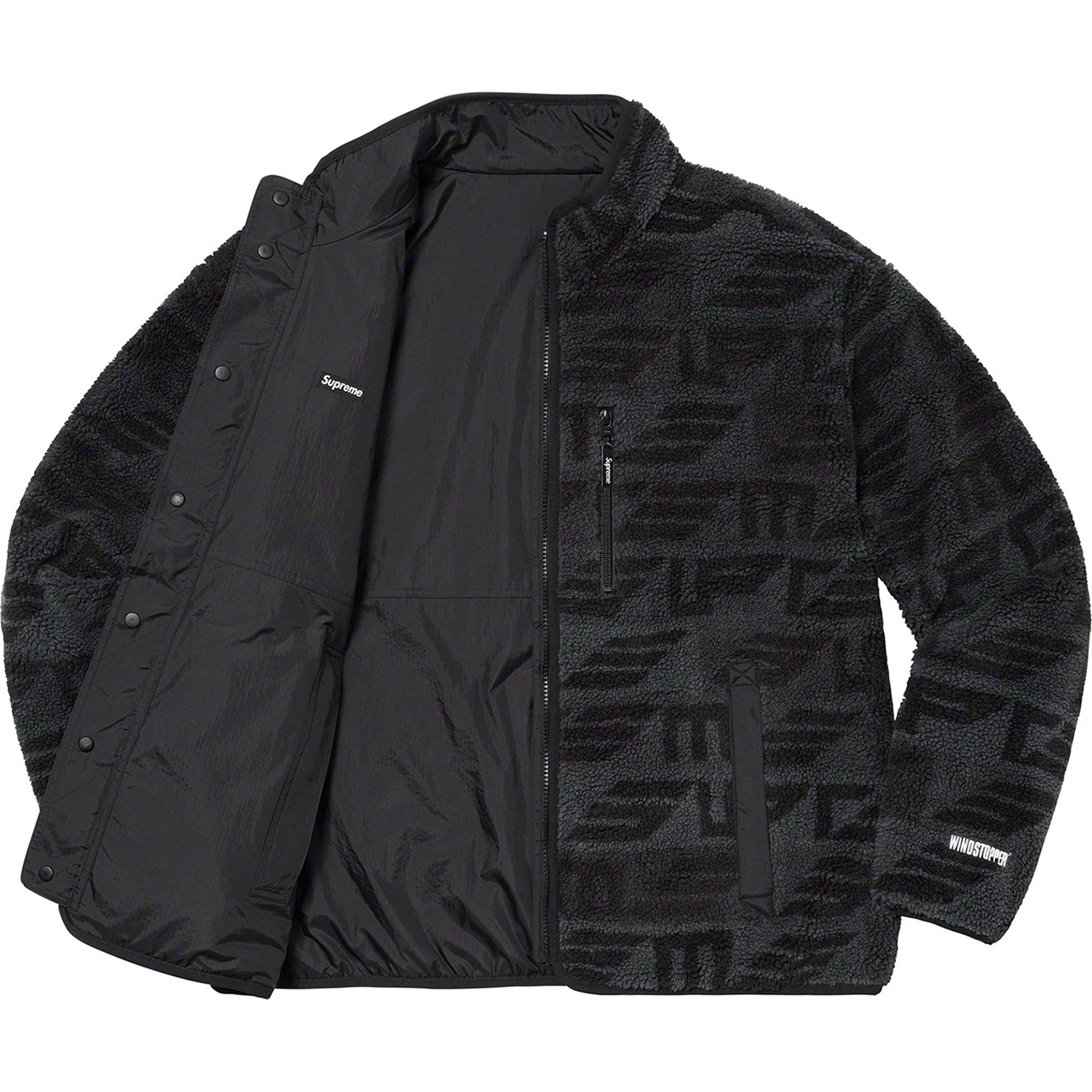 Geo Reversible WINDSTOPPER® Fleece Jacket view 13